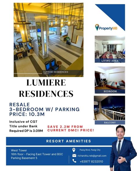 3 Bedroom Condo for Sale or Rent in Lumiere Residences, .